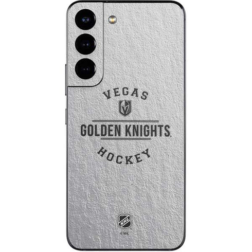 NHL Vegas Golden Knights Black Text Galaxy S22 Skin
