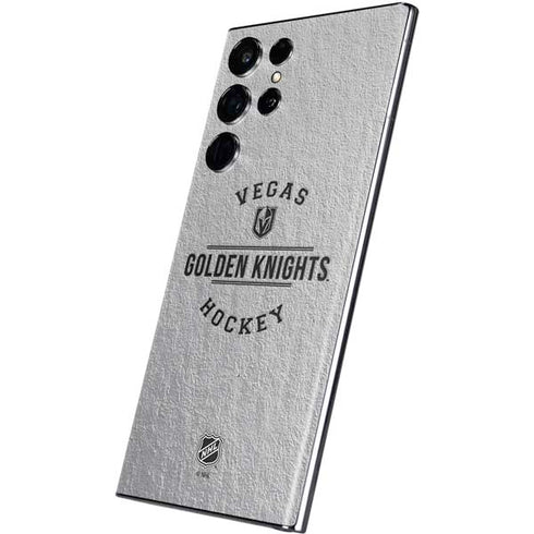 NHL Vegas Golden Knights Black Text Galaxy S22 Ultra Skin