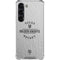 NHL Vegas Golden Knights Black Text Galaxy S23 Clear Case