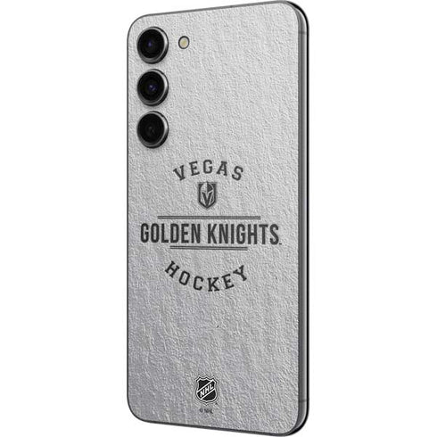NHL Vegas Golden Knights Black Text Galaxy S23 Plus Skin