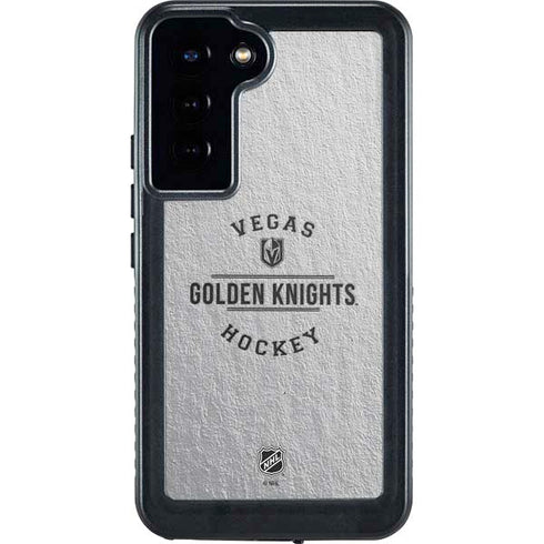 NHL Vegas Golden Knights Black Text Galaxy S23 Plus Waterproof Case