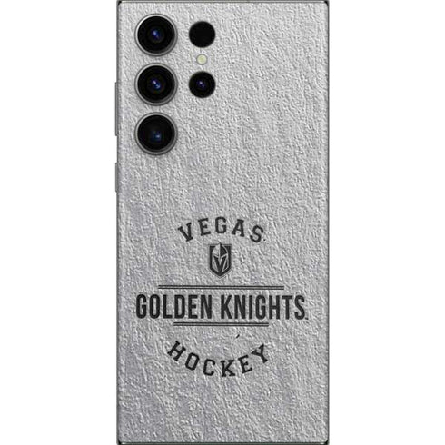 NHL Vegas Golden Knights Black Text Galaxy S23 Ultra Skin