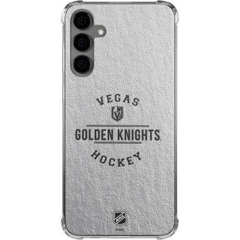 NHL Vegas Golden Knights Black Text Galaxy S24 Plus Clear Case