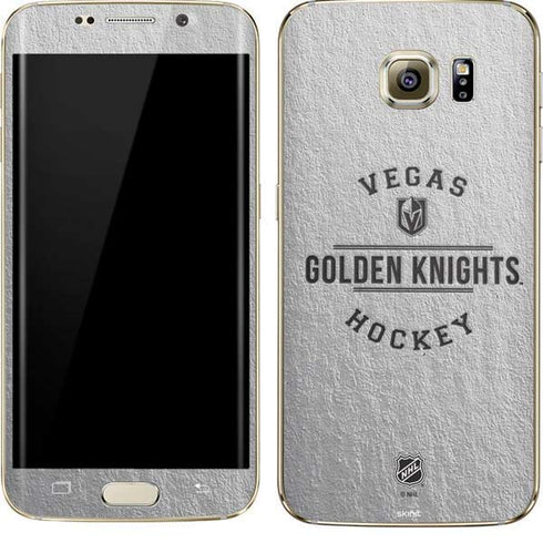 NHL Vegas Golden Knights Black Text Galaxy S7 Edge Skin