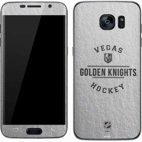 NHL Vegas Golden Knights Black Text Galaxy S7 Skin