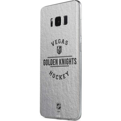 NHL Vegas Golden Knights Black Text Galaxy S8 Plus Skin