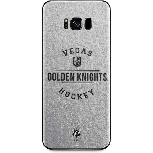 NHL Vegas Golden Knights Black Text Galaxy S8 Skin