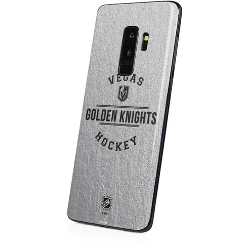 NHL Vegas Golden Knights Black Text Galaxy S9 Plus Skin