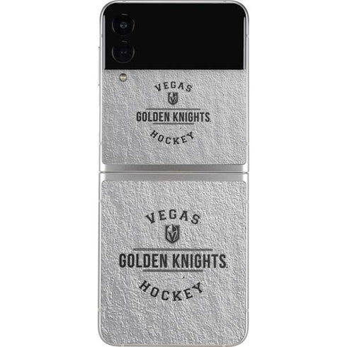 NHL Vegas Golden Knights Black Text Galaxy Z Flip3 5G Skin