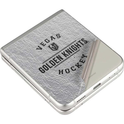 NHL Vegas Golden Knights Black Text Galaxy Z Flip3 5G Skin