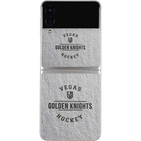 NHL Vegas Golden Knights Black Text Galaxy Z Flip4 5G Skin