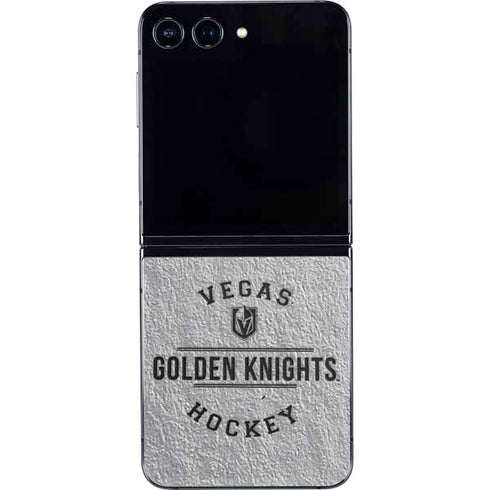 NHL Vegas Golden Knights Black Text Galaxy Z Flip5 5G Skin