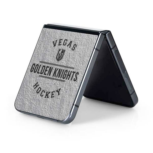 NHL Vegas Golden Knights Black Text Galaxy Z Flip5 5G Skin