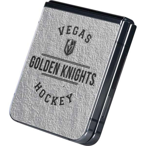 NHL Vegas Golden Knights Black Text Galaxy Z Flip5 5G Skin