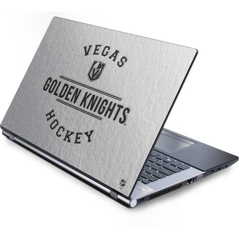 NHL Vegas Golden Knights Black Text Generic Laptop Skin