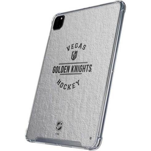 NHL Vegas Golden Knights Black Text iPad Pro 12.9in (2020) Clear Case