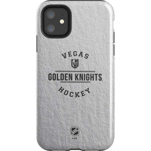 NHL Vegas Golden Knights Black Text iPhone 11 Impact Case