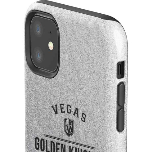 NHL Vegas Golden Knights Black Text iPhone 11 Impact Case