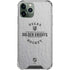 NHL Vegas Golden Knights Black Text iPhone 11 Pro Max Clear Case