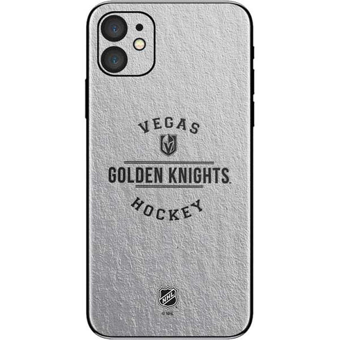 NHL Vegas Golden Knights Black Text iPhone 11 Skin