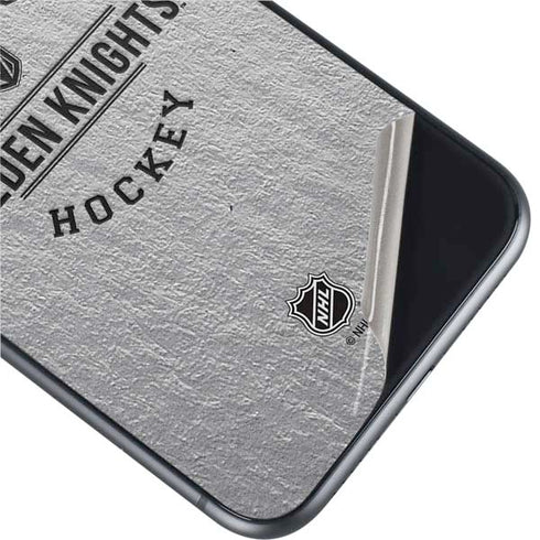 NHL Vegas Golden Knights Black Text iPhone 11 Skin
