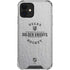 NHL Vegas Golden Knights Black Text iPhone 12 Clear Case