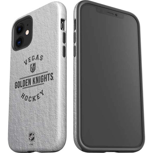NHL Vegas Golden Knights Black Text iPhone 12 Impact Case