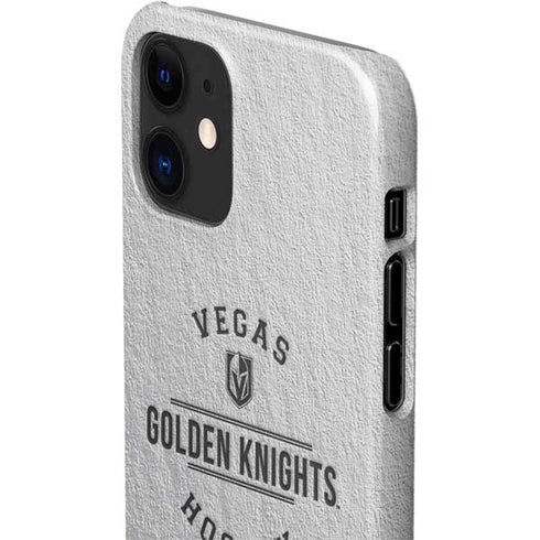 NHL Vegas Golden Knights Black Text iPhone 12 Mini Lite Case