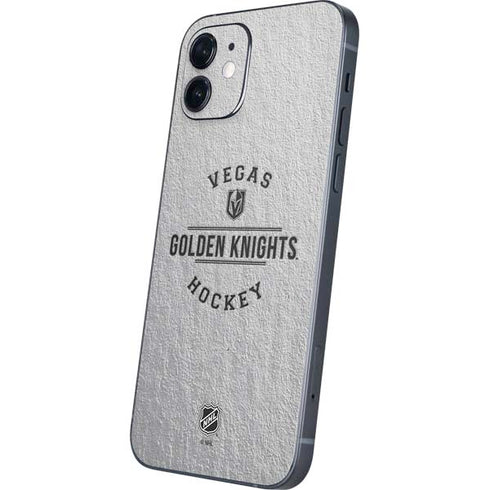 NHL Vegas Golden Knights Black Text iPhone 12 Mini Skin