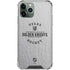 NHL Vegas Golden Knights Black Text iPhone 12 Pro Clear Case