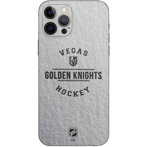NHL Vegas Golden Knights Black Text iPhone 12 Pro Skin
