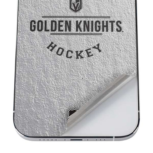 NHL Vegas Golden Knights Black Text iPhone 12 Pro Skin