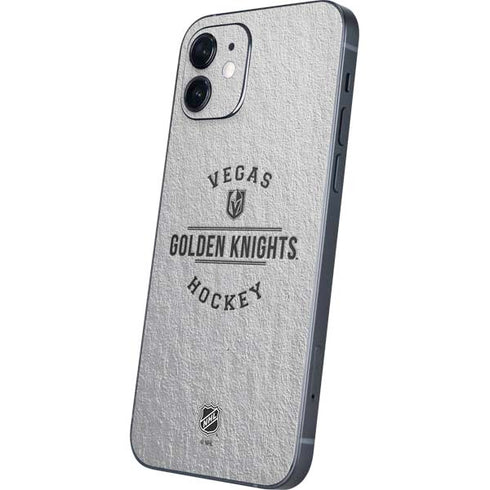 NHL Vegas Golden Knights Black Text iPhone 12 Skin