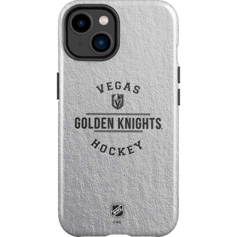 NHL Vegas Golden Knights Black Text iPhone 15 Plus Impact Case