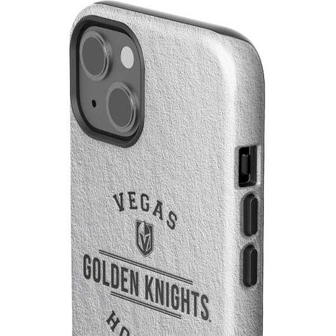 NHL Vegas Golden Knights Black Text iPhone 15 Plus Impact Case