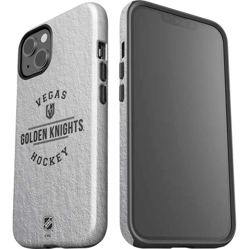 NHL Vegas Golden Knights Black Text iPhone 14 Plus Impact Case