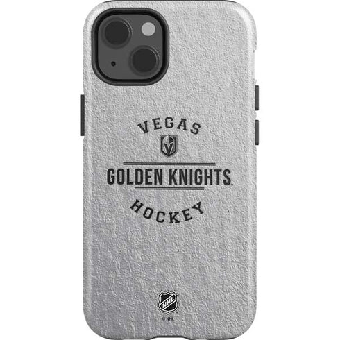 NHL Vegas Golden Knights Black Text iPhone 14 Impact Case