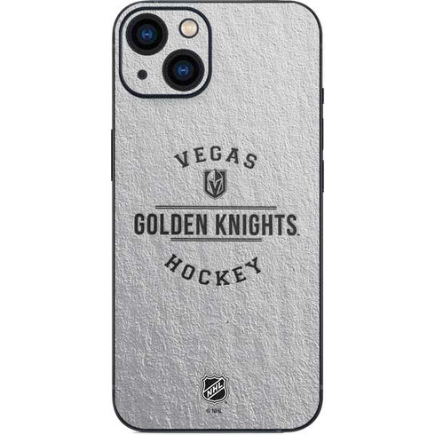 NHL Vegas Golden Knights Black Text iPhone 15 Plus Skin
