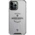 NHL Vegas Golden Knights Black Text iPhone 14 Pro Max Clear Case