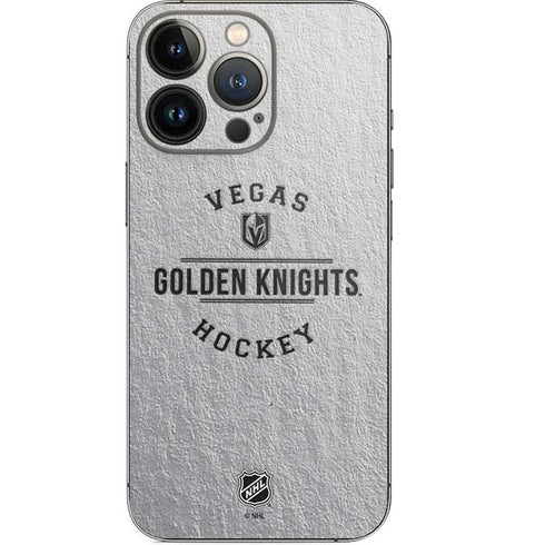 NHL Vegas Golden Knights Black Text iPhone 15 Pro Skin