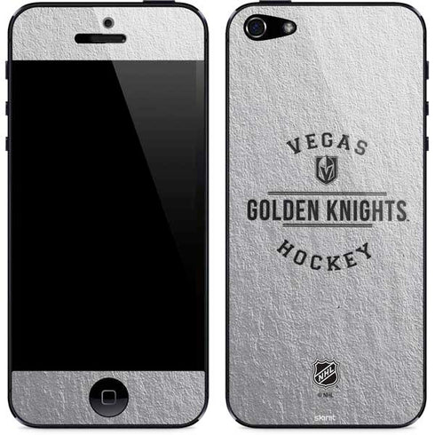 NHL Vegas Golden Knights Black Text iPhone 5/5s/5SE Skin