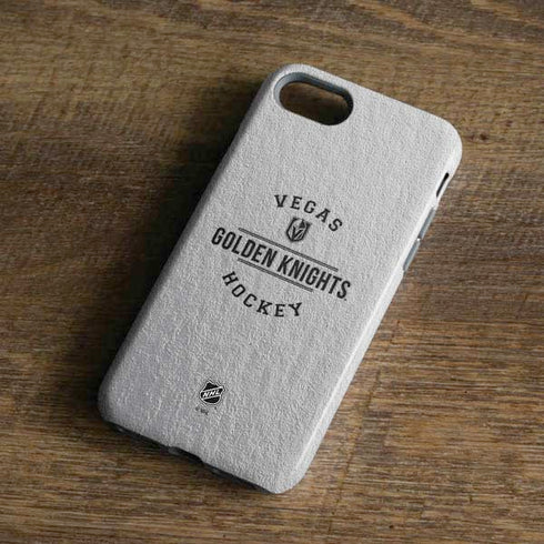 NHL Vegas Golden Knights Black Text iPhone 8 Pro Case