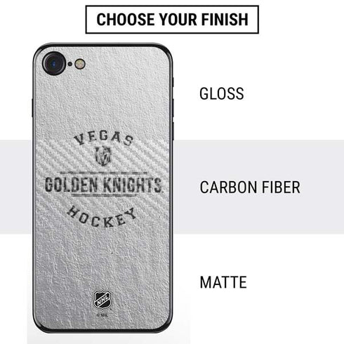 NHL Vegas Golden Knights Black Text iPhone SE (2nd & 3rd Gen) Skin