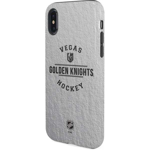 NHL Vegas Golden Knights Black Text iPhone X Pro Case