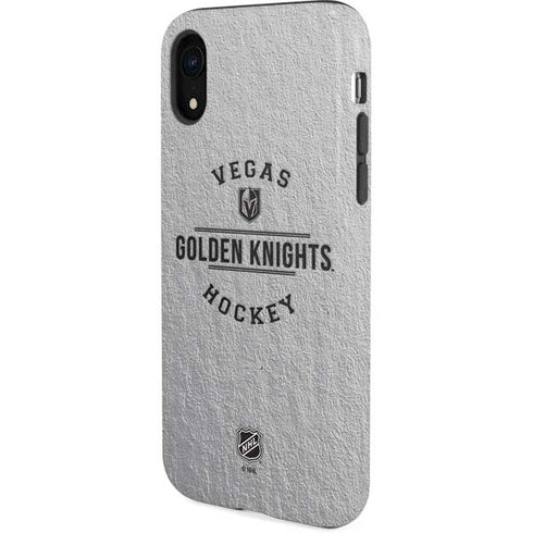 NHL Vegas Golden Knights Black Text iPhone XR Pro Case