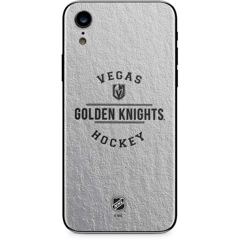 NHL Vegas Golden Knights Black Text iPhone XR Skin