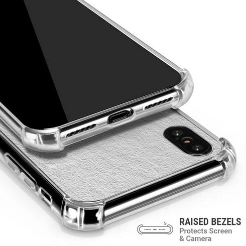 NHL Vegas Golden Knights Black Text iPhone XS Max Clear Case
