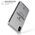 NHL Vegas Golden Knights Black Text iPhone XS Max Clear Case