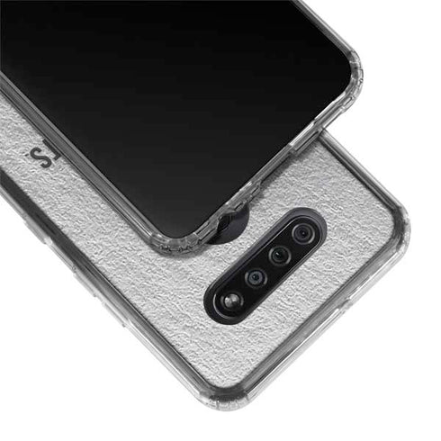 NHL Vegas Golden Knights Black Text LG K51/Q51 Clear Case