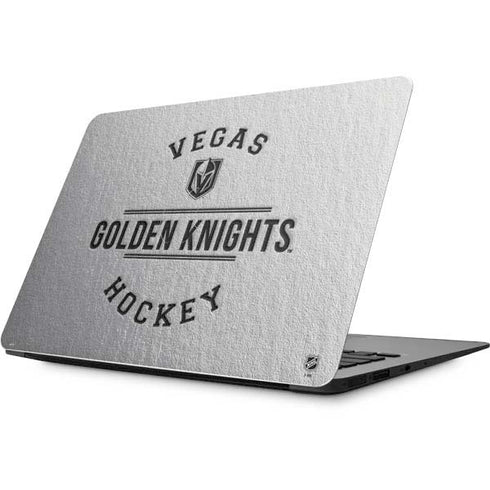 NHL Vegas Golden Knights Black Text Apple MacBook Skin